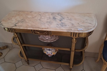 Afbeelding van Console tafel met marmer blad