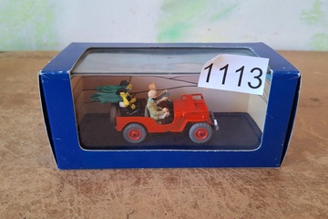 Afbeelding van Bij Kuifje in de auto Moulinsart modelauto