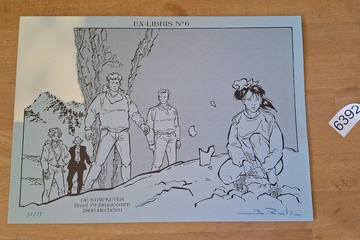 Afbeelding van Ex-Libris prent