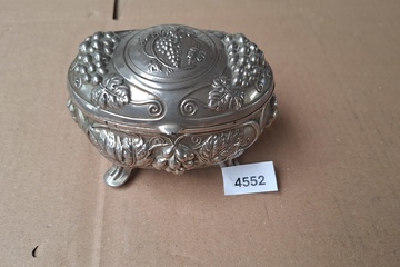 Afbeelding van Opbergpot zilverkleurig