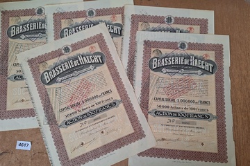 Afbeelding van Waardepapieren Brasserie de Haecht