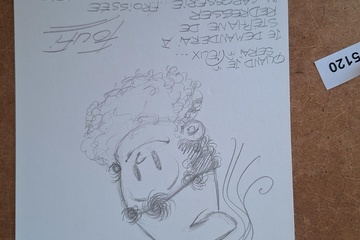 Afbeelding van Originele opdrachttekening / Dédicace