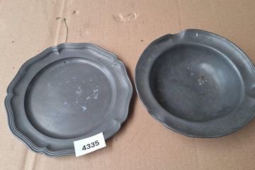 Afbeelding van Tinnen schalen