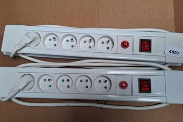 Afbeelding van Stekkerdozen 2 stuks