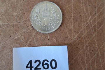 Afbeelding van Zilver Munt 1 krone oostenrijk