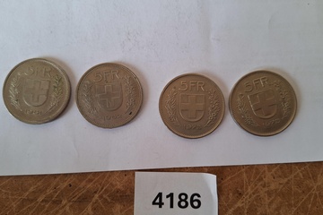 Afbeelding van Munten Zwitserland 5 Fr