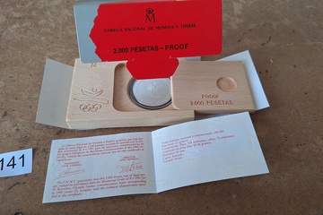 Afbeelding van Zilver Munt 2000 pesetas Barcelona '92
