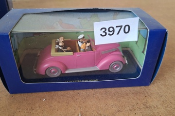 Afbeelding van En voiture Tintin modelauto Moulinsart