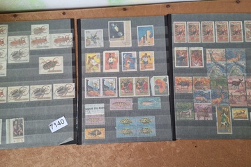 Afbeelding van Lot Postzegels op albumbladen