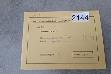 Afbeelding van Postzegelboekje met postzegels