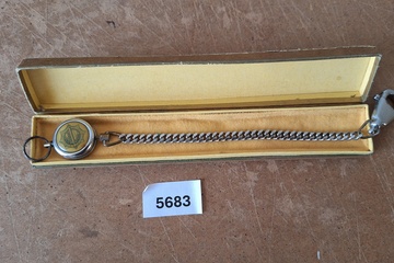 Afbeelding van Oude medaillon aan ketting