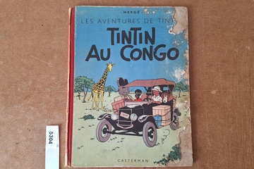 Afbeelding van Hergé Les Aventures de Tintin Tintin au Congo album