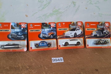 Afbeelding van Matchbox Modelauto's nieuw in blister 4 stuks