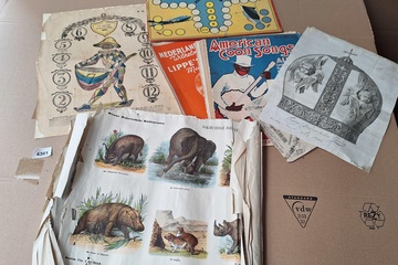 Afbeelding van Muziekbladen, kinderprenten & oud lesmateriaal documenten