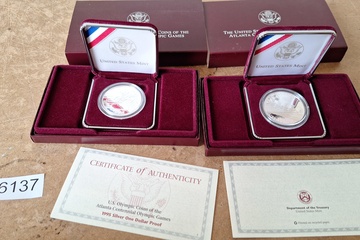 Afbeelding van Zilver Munten Atlanta '96