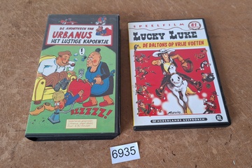 Afbeelding van Urbanus VHS & Lucky Luke DVD