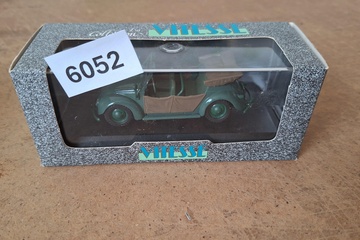 Afbeelding van Vitesse Collection, Volkswagen Beetle Open Cabriolet Green met zijkapjes, 1:43
