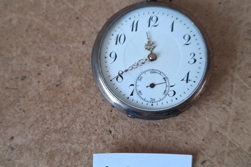 Afbeelding van Zakhorloge 10 Rubis zilver .800