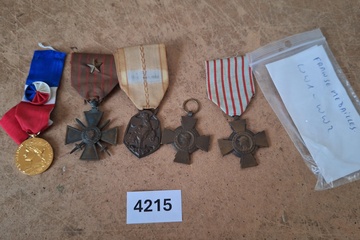 Afbeelding van Franse medailles WW 1 & WW 2