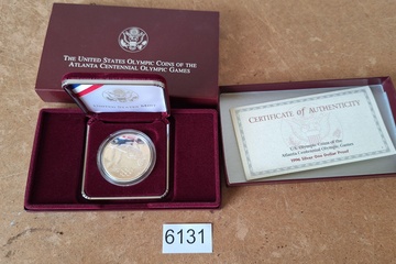Afbeelding van Zilver Munt Atlanta '96