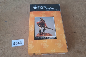 Afbeelding van Miniaturas F. M. Beneito White Metal Cast Model Soldado del 31º Regimiento de Infantería de Línea Británico