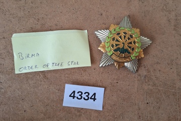 Afbeelding van Birma order of the star