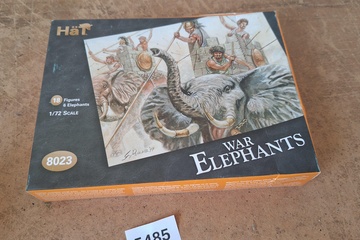 Afbeelding van HäT War Elephants 18 Figures 6 Elephants 1:72 Scale