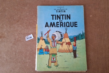 Afbeelding van Hergé Les Aventures de Tintin Tintin en Amérique album 