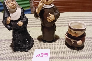 Afbeelding van decoratie Paters en non