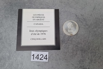 Afbeelding van Olympische spelen zilver Munt 5 Dollar