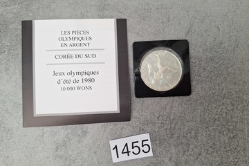 Afbeelding van Olympische spelen zilver Munt 10 000 Wons