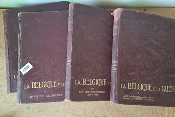 Afbeelding van reeks la Belgique et la Guerre 4 boeken