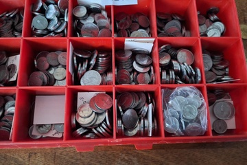 Afbeelding van Munten frankrijk in koffer