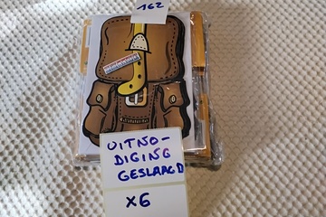 Afbeelding van 6x Uitnodigingskaarten "Hoera geslaagd!"