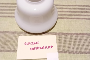 Afbeelding van Lampenkap glas