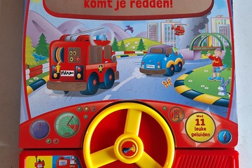 Afbeelding van De Brandweer komt je redden interactief boekje
