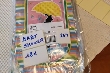 Afbeelding van 12x Vlaggenlijn Baby Shower