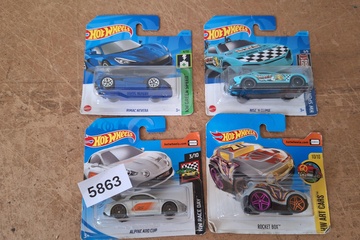 Afbeelding van Hot Wheels Modelauto's in blisters 4 stuks