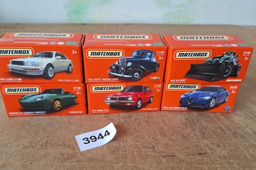 Afbeelding van matchbox Modelauto's in box 6 stuks