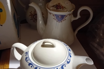 Afbeelding van Koffie en theekannen 3 stuks