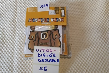 Afbeelding van 6x Uitnodigingskaarten "Hoera geslaagd!"
