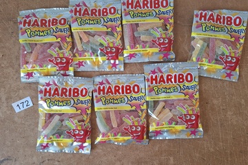 Afbeelding van Haribo pommes Sauer snoepzakjes THT 08/2026