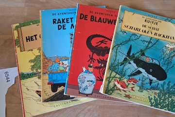 Afbeelding van De Avonturen van Kuifje Albums 4 albums