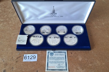 Afbeelding van Zilver Munten Moskou 1980
