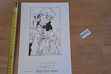 Afbeelding van Ex-Libris prent