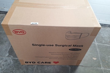 Afbeelding van Single use Mondmaskers nieuw in doos 2000 stuks