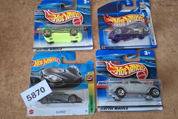 Afbeelding van Hot Wheels Modelauto's in blisters 4 stuks