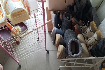 Afbeelding van Schoenrekken 2 stuks met inhoud schoenen