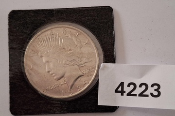 Afbeelding van Zilver munt 1924 One dollar Liberty