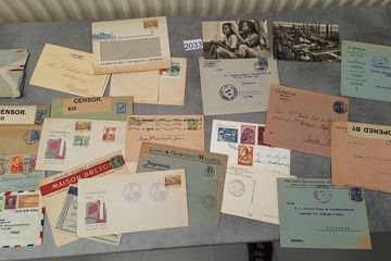 Afbeelding van Mix Poststukken oa postkaarten, enveloppes ed